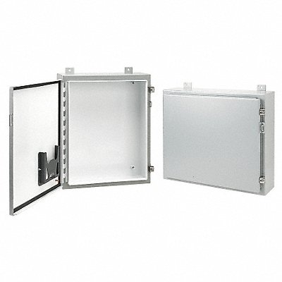 HOFFMAN A242010LP Enclosure Metallic 24In.H x 20In.W x 10In.D