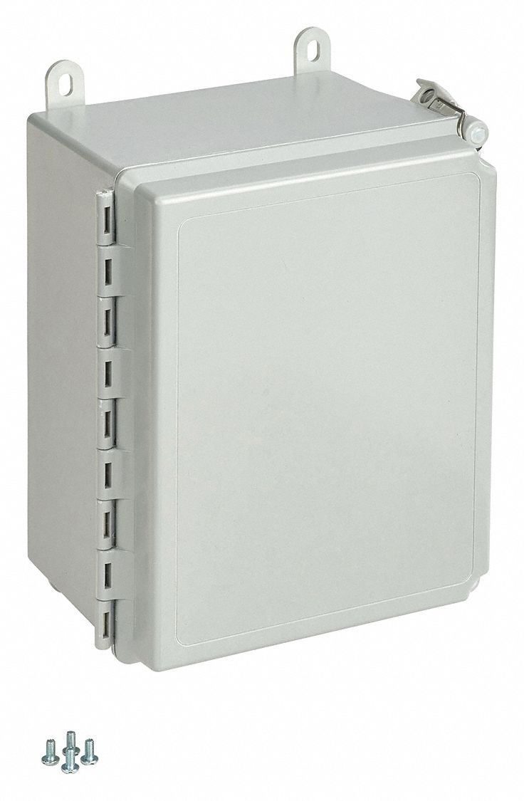 HOFFMAN A12106CHSCFG Enclosure Nonmetallic 12 H x 10 Wx 6 D