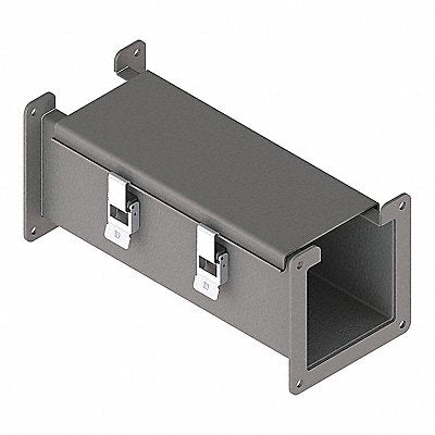 HOFFMAN F44L12 Lay-In Wireway 1 ft 4inWx4inH Steel