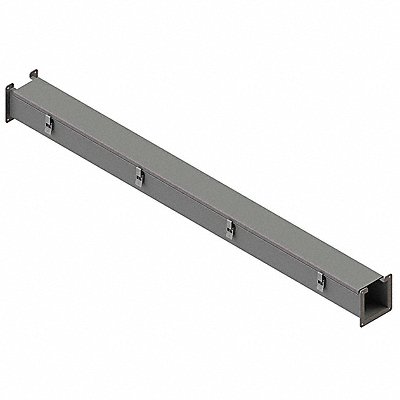 HOFFMAN F44L60 Lay-In Wireway 5 ft 4inWx4inH Steel