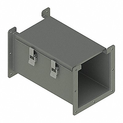 HOFFMAN F66L12 Lay-In Wireway 1 ft 6inWx6inH Steel