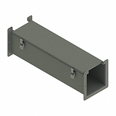 HOFFMAN F66L24 Lay-In Wireway 2 ft 6inWx6inH Steel