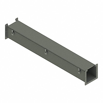HOFFMAN F66L48 Lay-In Wireway 4 ft 6inWx6inH Steel