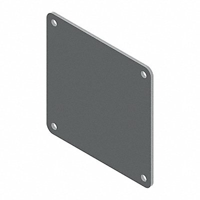 HOFFMAN F44WPSS Closure Plate Wireway Steel 4in.Hx4in.L