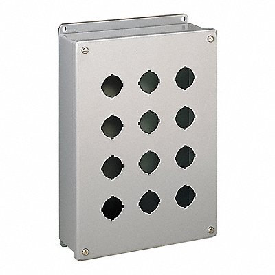 HOFFMAN E1PBSS Push Button Enclosure 30mm 1Hole 304SS