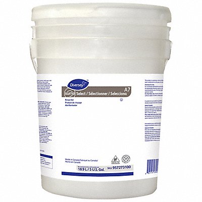 DIVERSEY 957273100 Dishwasher Rinse Additive Bkt 5 gal Liq