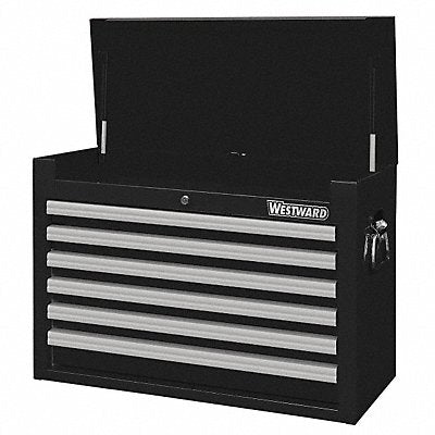 WESTWARD 32H834 Powder Coated Black Light Duty Top Chest