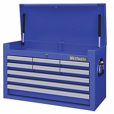 WESTWARD 32H880 Powder Coated Blue Light Duty Top Chest