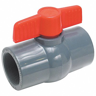 GRAINGER 32H957 Manual 2-Way Ball Valve NPT PVC