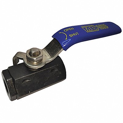 GRAINGER 32H961 Manual 2-Way Ball Valve NPT Carbon Steel