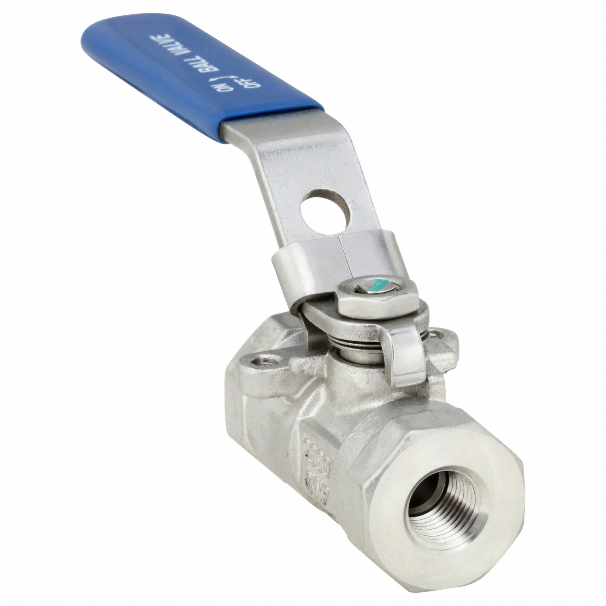 GRAINGER 06Q241N06014FSR Manual 2-Way Ball Valve NPT 316 SS