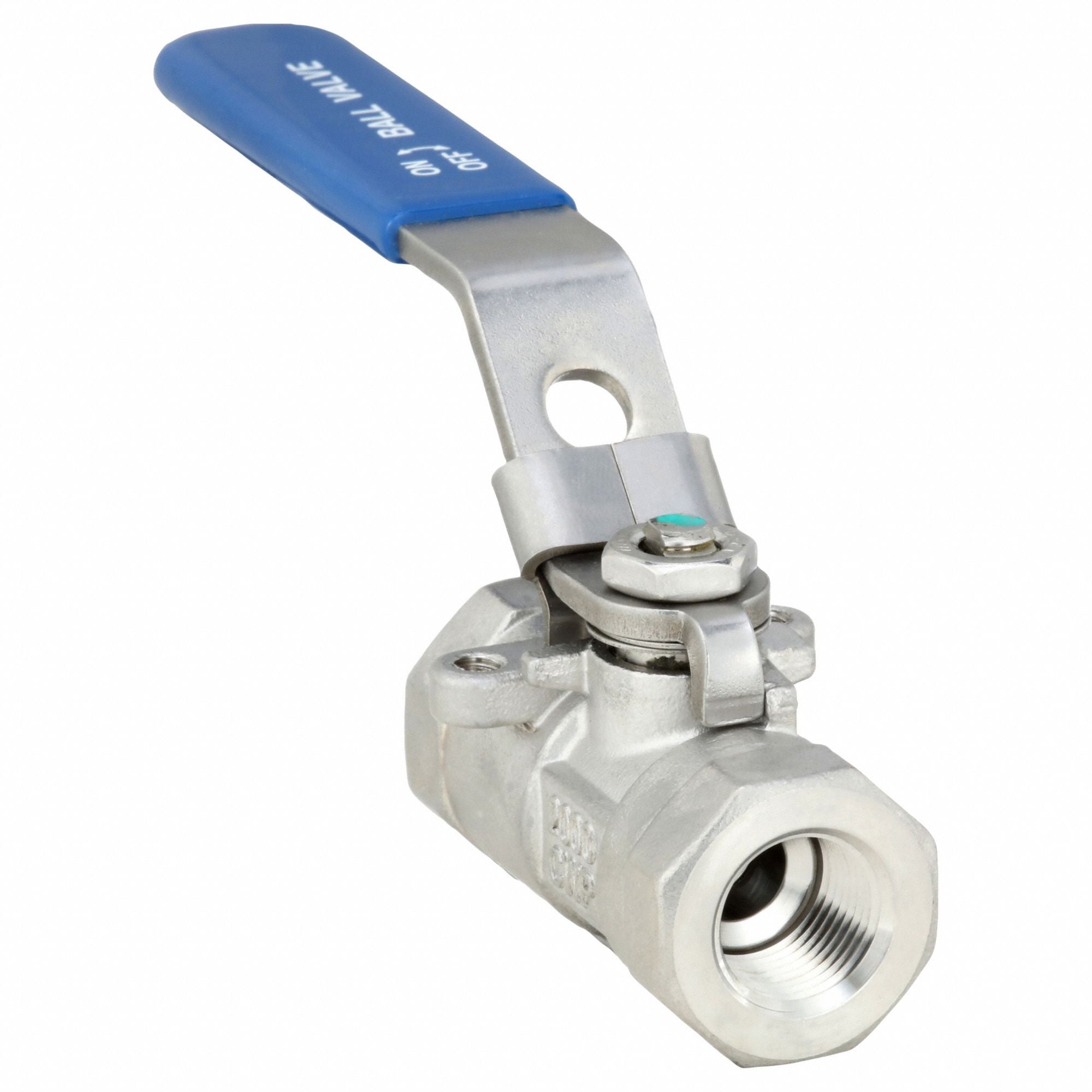 GRAINGER 06Q241N06038FSR Manual 2-Way Ball Valve NPT 316 SS