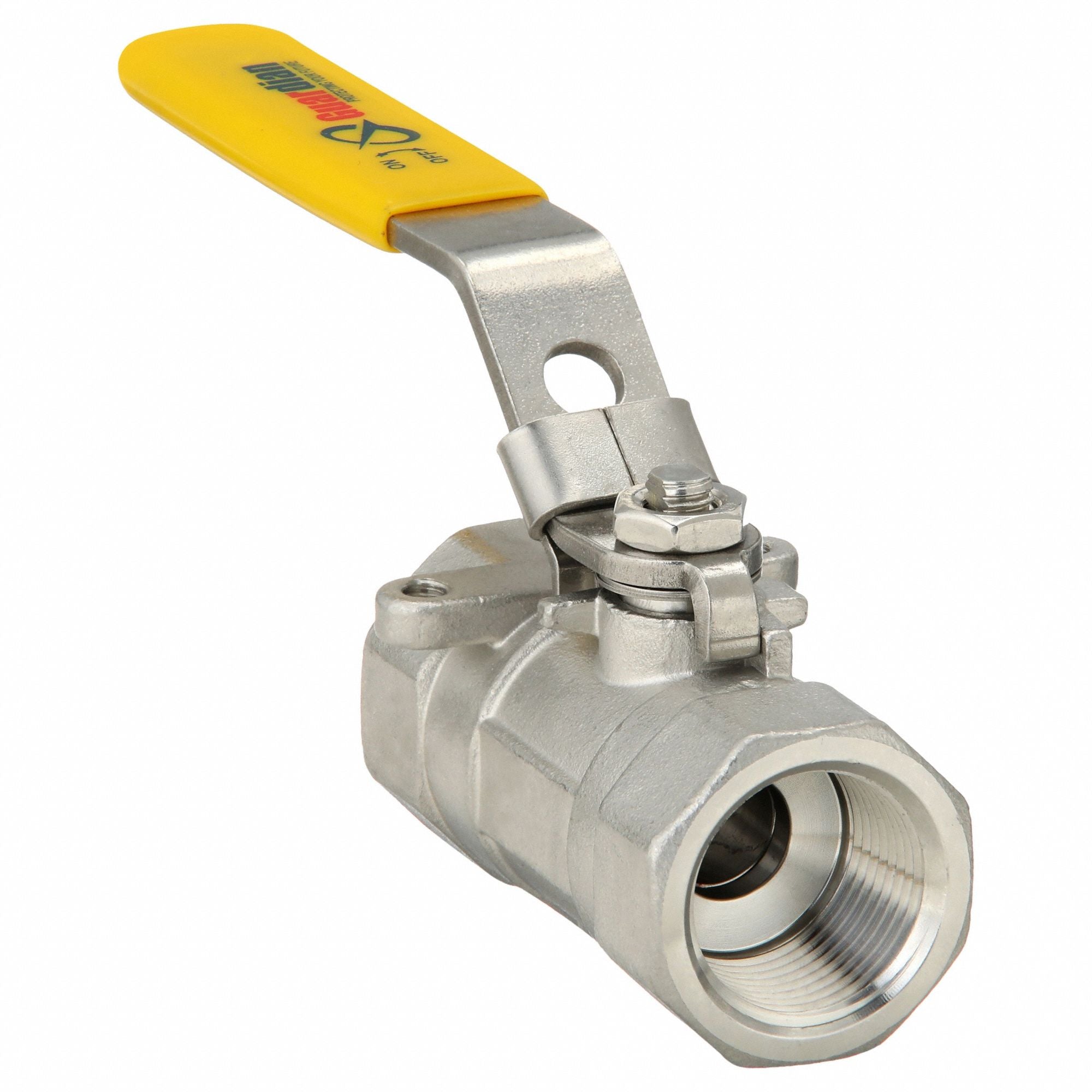 GRAINGER 06Q011N06034FSR Manual 2-Way Ball Valve NPT 316 SS