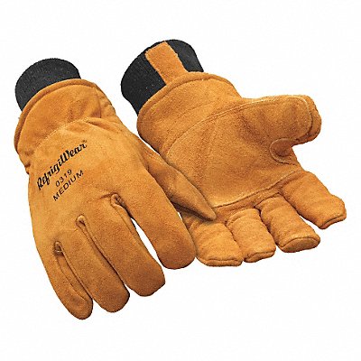 REFRIGIWEAR 0319RGLDLAR Leather Gloves Tan L PR