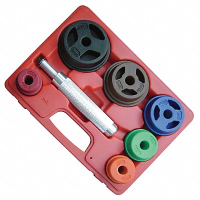 WESTWARD 32J061 Bearing Race/Seal Driver Kit 8 Pieces