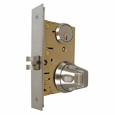 LIFE SAVER 5SS55FX32D Knob Lockset Mechanical Mortise Grd. 1