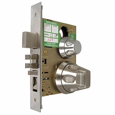 LIFE SAVER 5SS55B32D Knob Lockset Mechanical Mortise Grd. 1