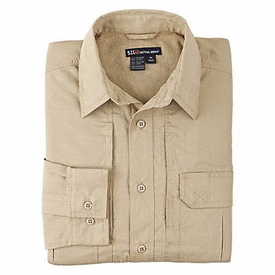 5.11 62070ABR162L Wm L/S Taclite Shirt Tdu Khaki L