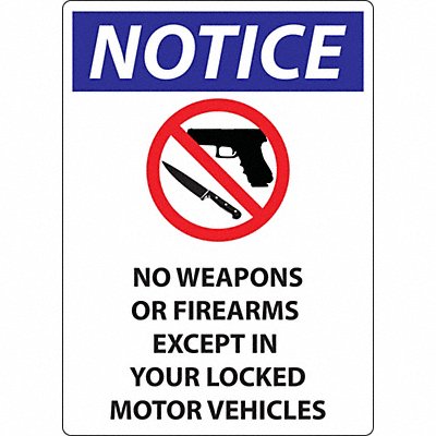ZING 2809 Wisconsin Concealed Carry Sign 14inx10in