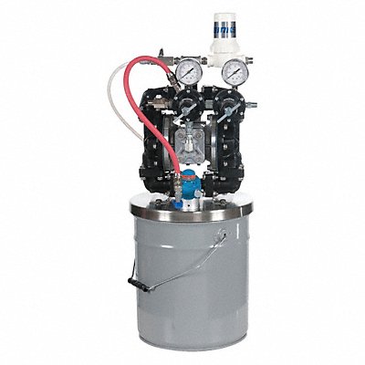 BINKS GEM2P2D1D60 DBL Diaphragm Pump 5 gal 100 psi