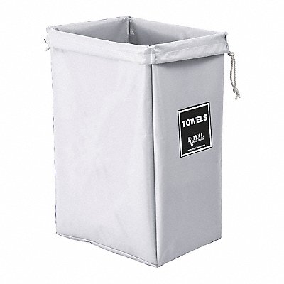 ROYAL BASKET TRUCKS G00WWXTHN Towel Hamper Bag White