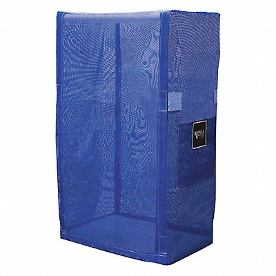 ROYAL BASKET TRUCKS G32BBXL3N PVC Cart Cover 32 in 3 Shelf Blue Mesh