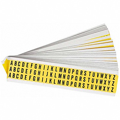 BRADY 3410LTRKIT Letter Label A Thru Z 1/2in.H Vinyl