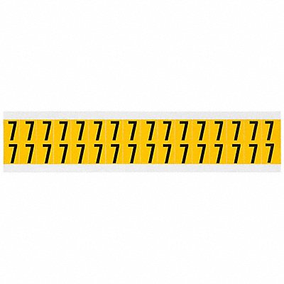 BRADY 15207 Number Label 7 3/4in.Hx9/16in.W Vinyl