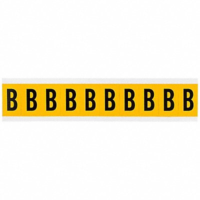 BRADY 1530B Letter Label B 1-1/2in.Hx7/8in.W