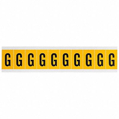 BRADY 1530G Letter Label G 1-1/2in.Hx7/8in.W
