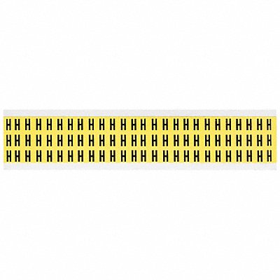 BRADY 3410H Letter Label H 1/2in.Hx11/32in.W Vinyl