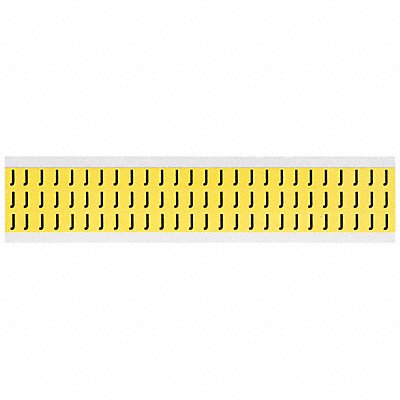 BRADY 3410J Letter Label J 1/2in.Hx11/32in.W Vinyl