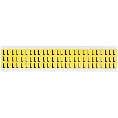 BRADY 3410L Letter Label L 1/2in.Hx11/32in.W Vinyl