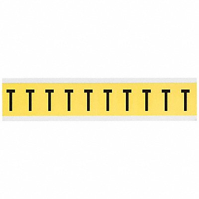 BRADY 3430T Letter Label T 1-1/2in.Hx7/8in.W