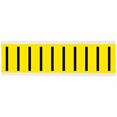 BRADY 3440I Letter Label I 2-1/4in.Hx7/8in.W Vinyl
