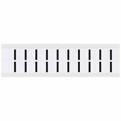 BRADY 9712I Letter Label I 3/4in.Hx21/32in.W Vinyl