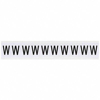 BRADY 9713W Letter Label 1-1/2 H 1-11/64 W PK10