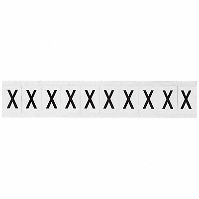 BRADY 9713X Letter Label 1-1/2 H 1-11/64 W PK10