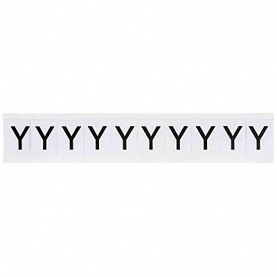 BRADY 9713Y Letter Label 1-1/2 H 1-11/64 W PK10