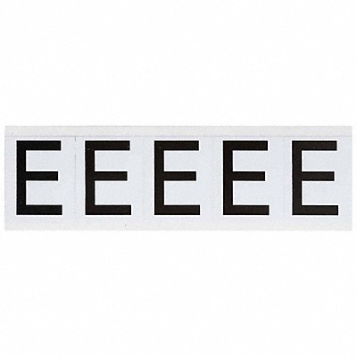 BRADY 9714E Letter Label 2-1/4 H 1-13/16 W PK5