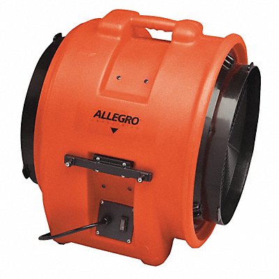 ALLEGRO 9553 ConfinedSpaceBlower Blk/Orng/Yell 22.5 W