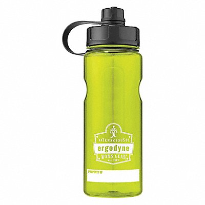 CHILL-ITS BY ERGODYNE 5151 Water Bottle 34 oz Green BPA Free
