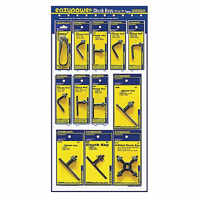 EAZYPOWER 881521 Drill Chuck Key 1/4  1/2  3/8 L T
