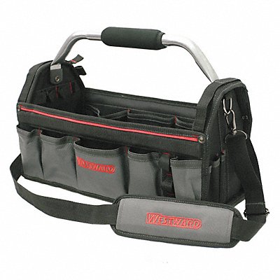 WESTWARD 32PJ34 Tool Tote Polyester Electrician