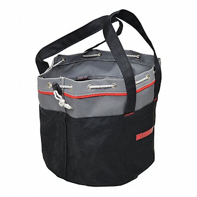 WESTWARD 32PJ52 Bucket Bag Canvas Straight Wall OffWhite