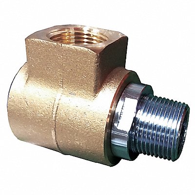 SPEEDAIRE PN31XG6701G Swivel 90 Deg Brass SS 3/4 FNPT Inlet