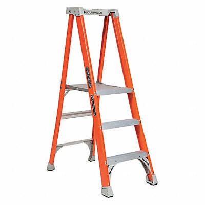 LOUISVILLE FXP1703 Platform Stepladder 2 ft 10 FGL 300 lb