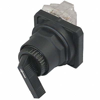 DAYTON 32UK01 Selector Switch Non Illuminated 2Pos 30mm Black