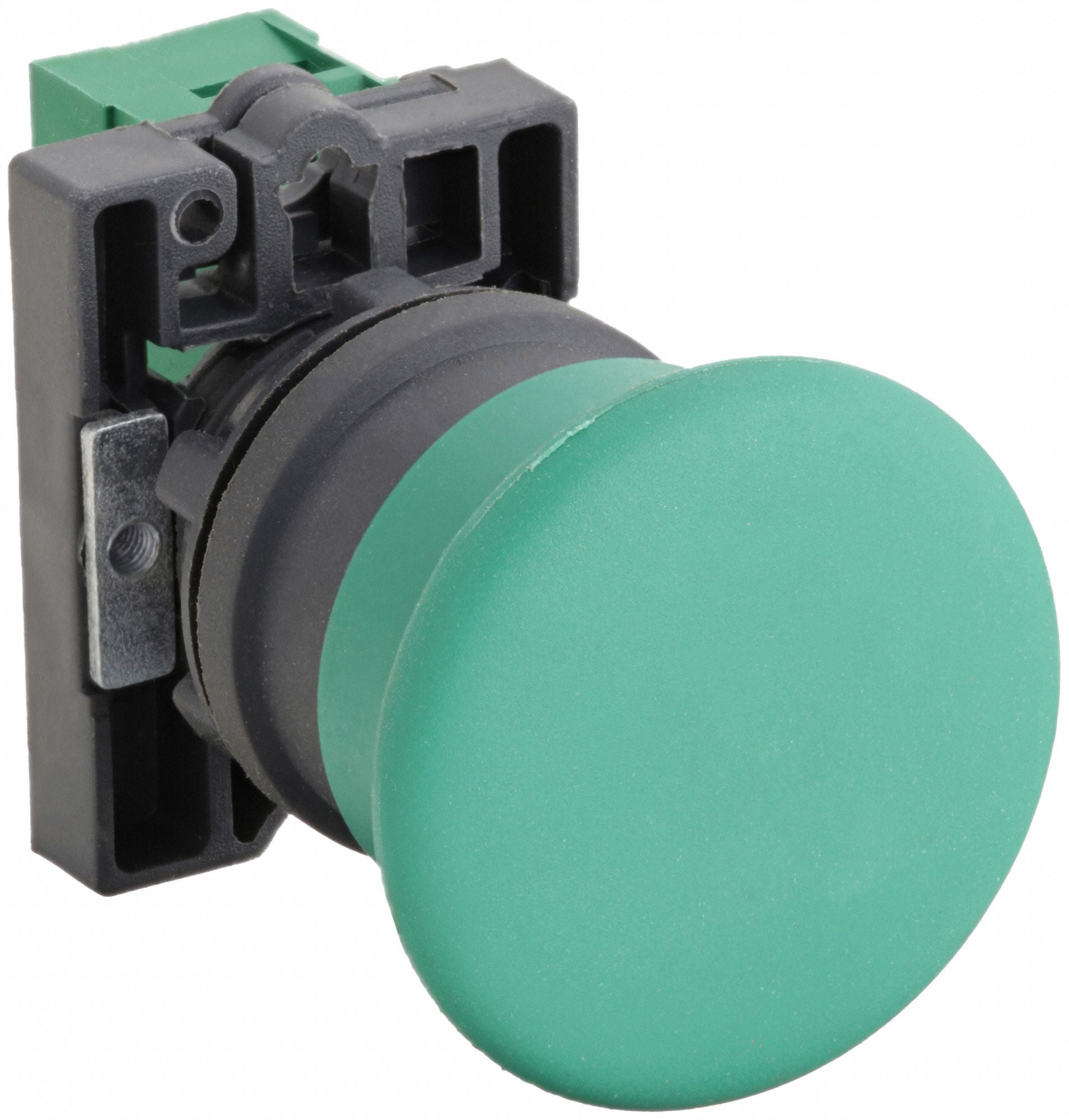 DAYTON 32UK29 Mushroom Head Push Button Non Illuminated Grn 1NO