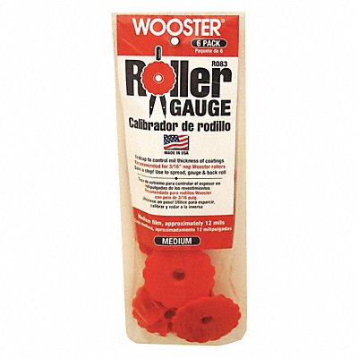WOOSTER R083 Roller Gauge 12 mil PK6